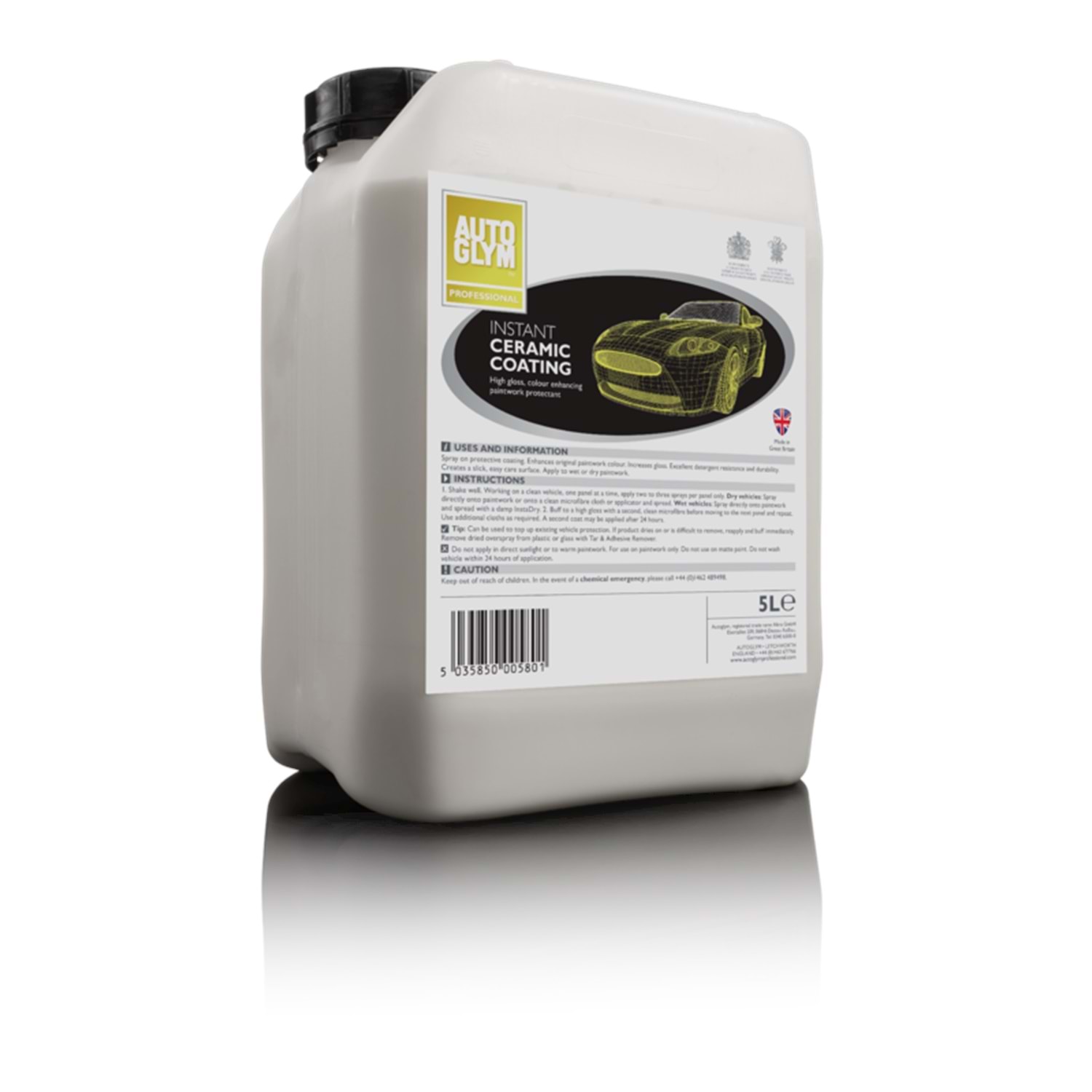 INSTANT CERAMIC COATING - 5 LT.   Seramik Performansında Bakım Cilası